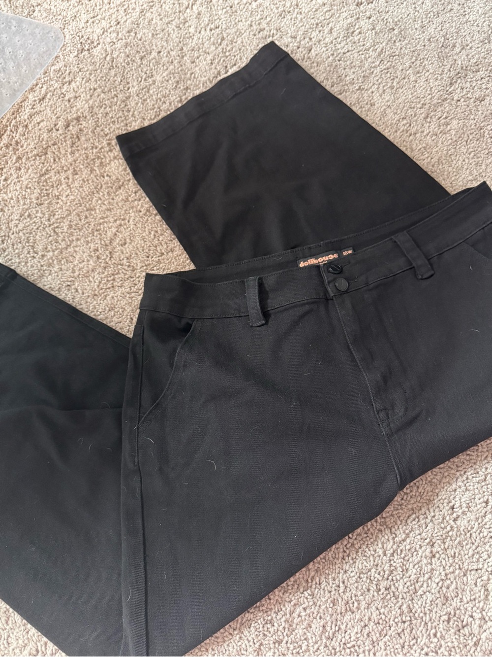 Dollhouse Black Womens Jeans Size 18W